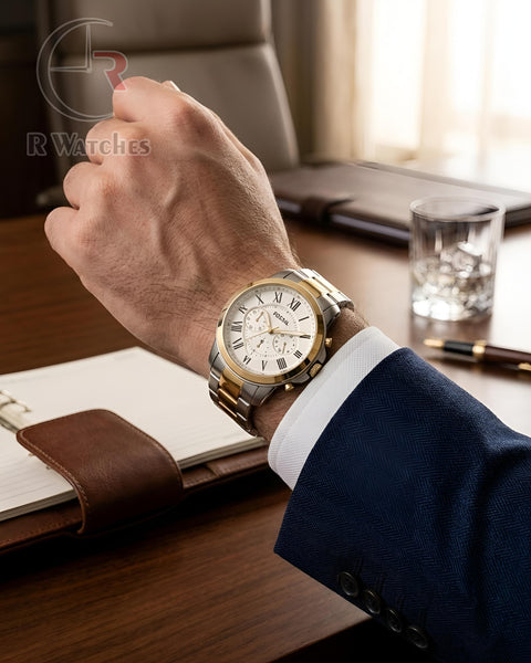(OS) Fossil Dual Tone White