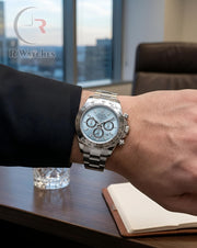 (SS) Rolex Silver Tiffany Blue