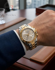 (SS)  Rolex Dual Tone Grey