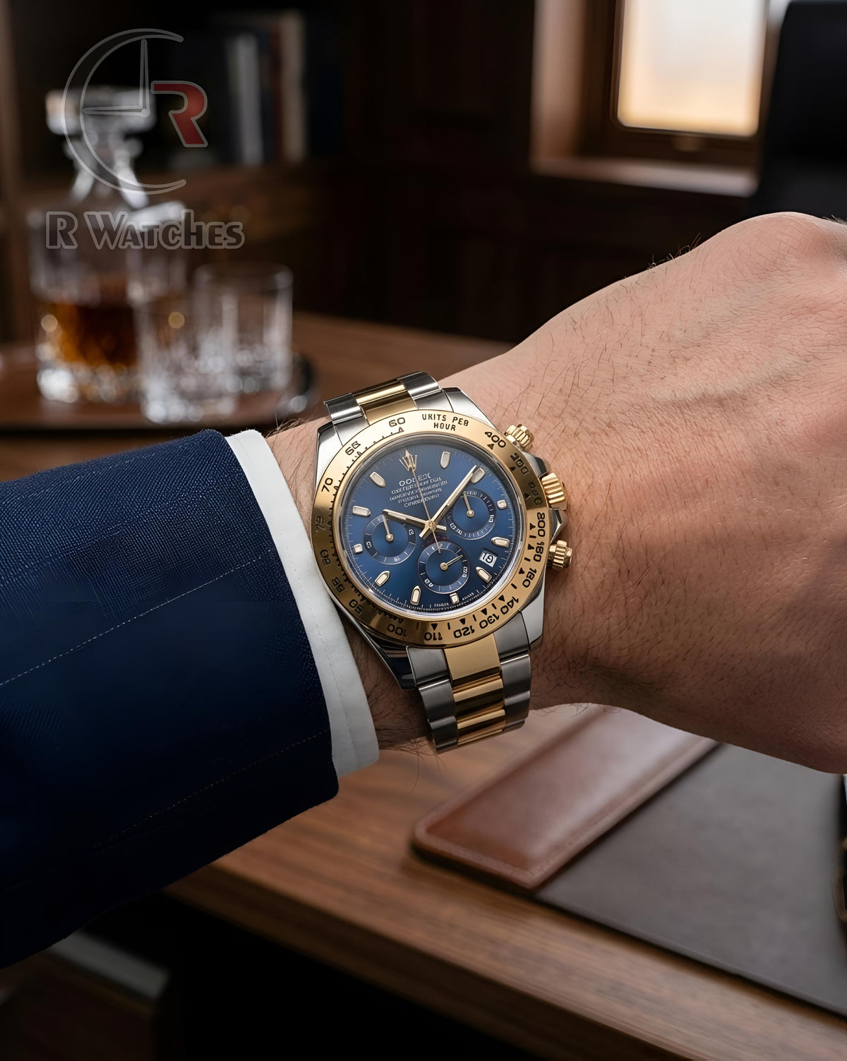 (OS)⬆️ Rolex Dual Tone Nevy Blue