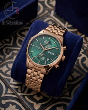 (OS) Boss Rose Gold Green