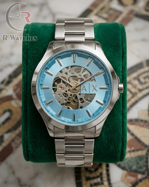 (OS) AX Automatic Silver Tiffany Blue