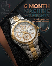 Edifice Dual White – Premium Luxury Chronograph Watch