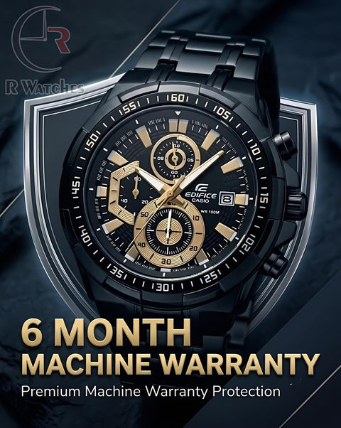 Edifice Black Gold – Premium Luxury Chronograph Watch