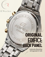 Edifice Dual Black – Premium Luxury Chronograph Watch