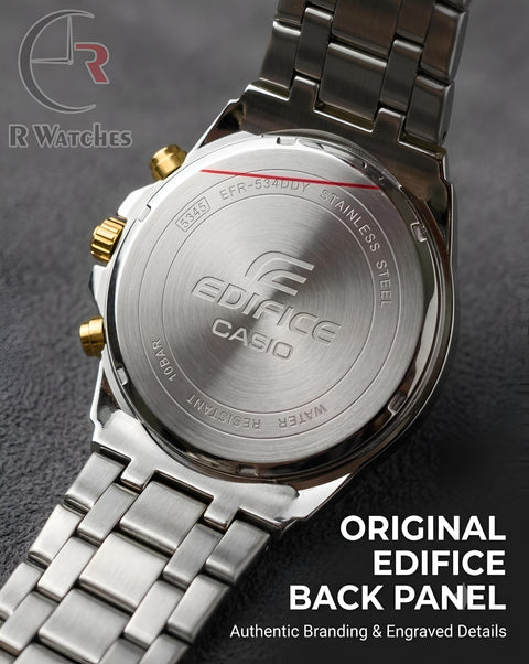 Edifice Dual White – Premium Luxury Chronograph Watch
