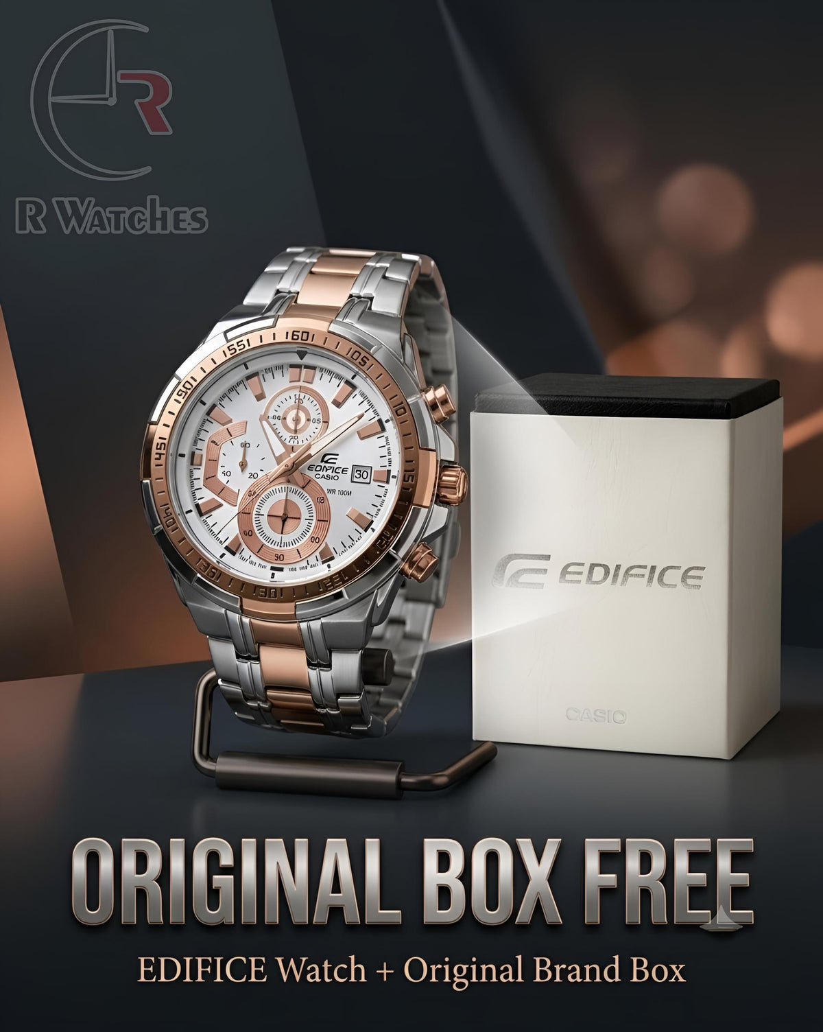 Edifice Rose Gold – Premium Luxury Chronograph Watch