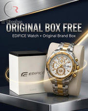 Edifice Dual White – Premium Luxury Chronograph Watch