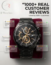 Edifice Black Gold – Premium Luxury Chronograph Watch