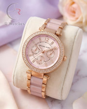(OS3) MK Girls Rose Gold Pink