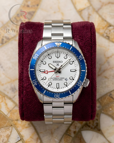 (OS) Seiko Silver Blue White