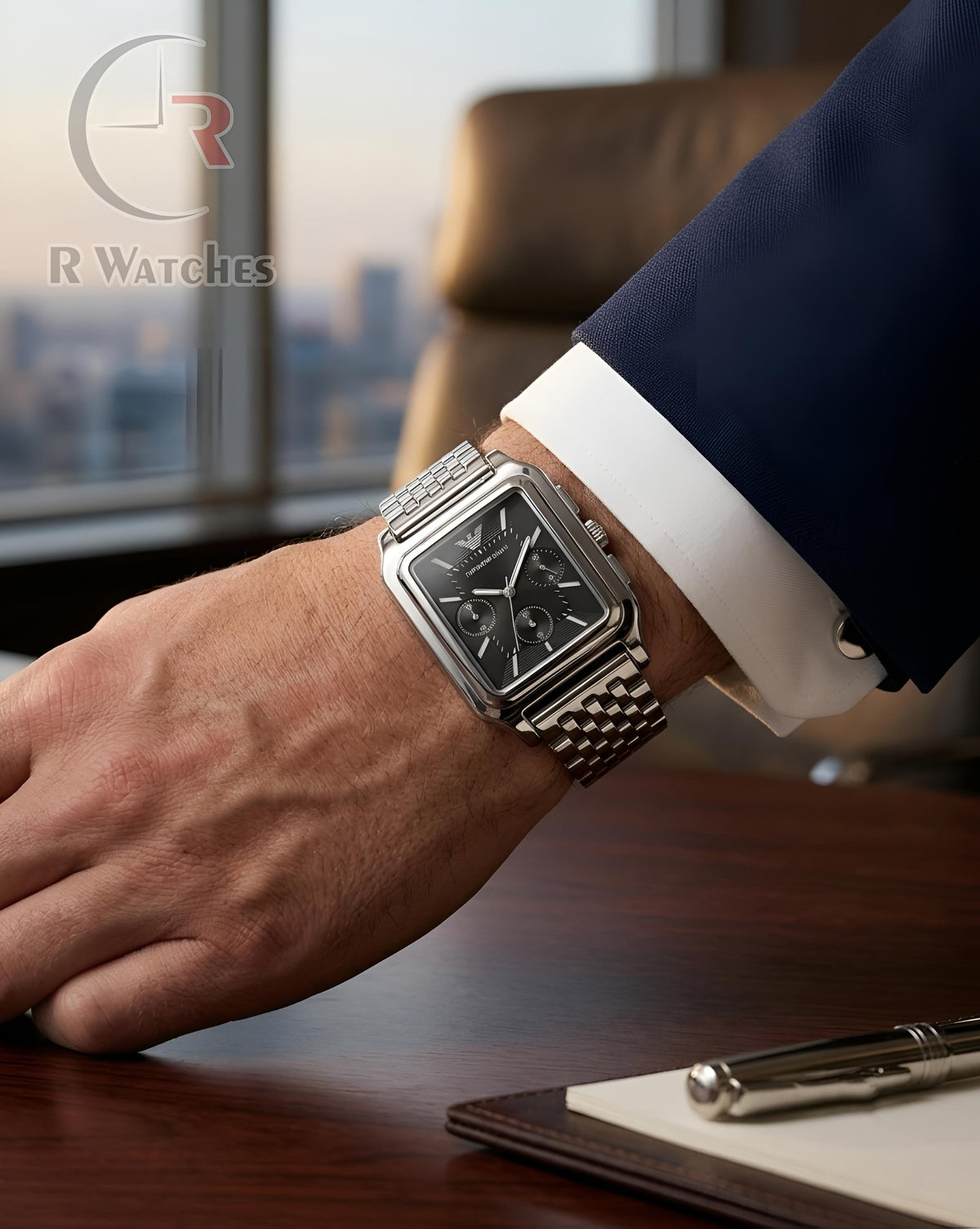 (OS) Armani Silver Black