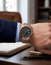 (OS) Tommy Hilfiger Rose Gold Black