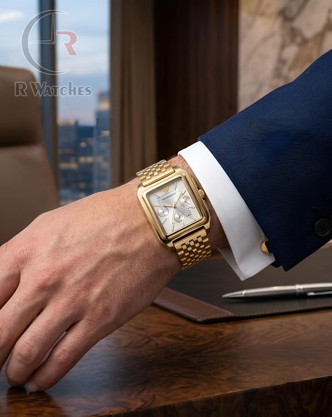 (SS) Armani Gold White