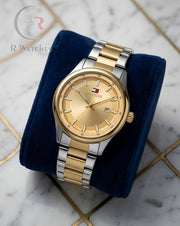 (OS) Tommy Hilfiger Dual Tone Gold