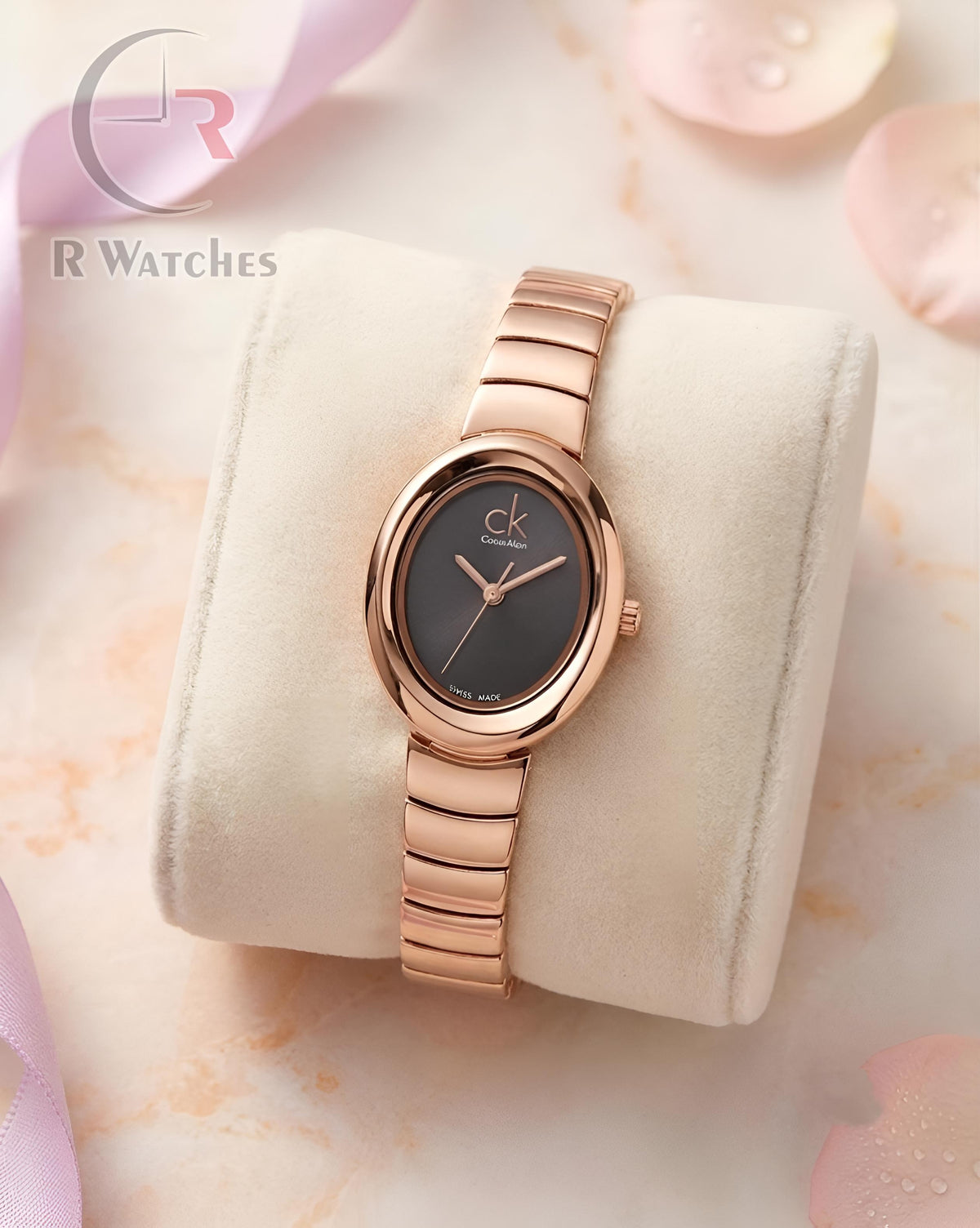 (OS) CK Girls Rose Gold Black