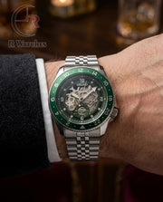 (OS) Seiko Automatic Silver Green