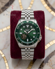 (OS) Seiko Automatic Silver Green