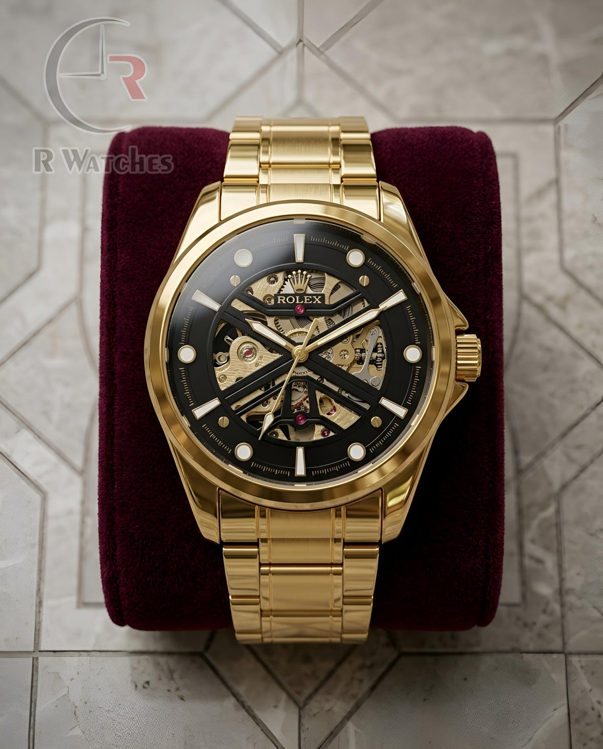 (OS) Rolex Automatic Black Gold
