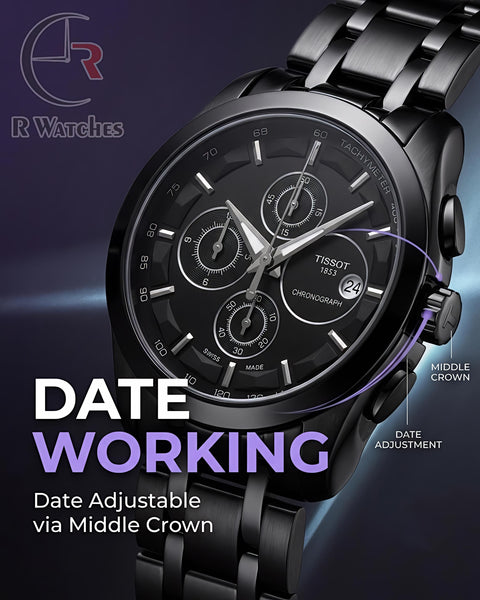 Tissot Full Black – Premium Luxury Chronograph Watch