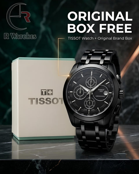 Tissot Full Black – Premium Luxury Chronograph Watch