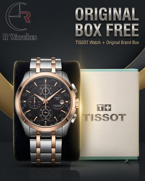 Tissot Dual Tone Black – Premium Luxury Chronograph Watch