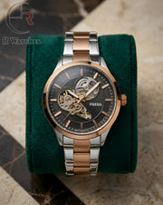 (SS) Fossil Automatic Rose Gold Black