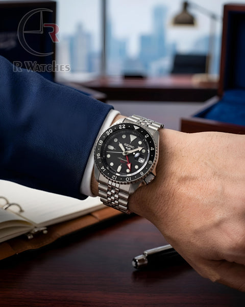 (OS) Seiko Silver Black