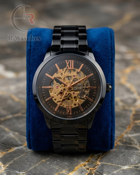 (OS2)🖤⭐ Fossil Automatic Full Red Black (FSAM25)