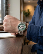 (OS) Rolex Automatic Chess Silver Green