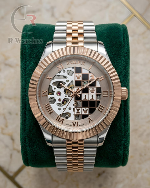 (OS) Rolex Automatic Chess Rose Gold
