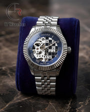 (OS) Rolex Automatic Chess Silver Blue