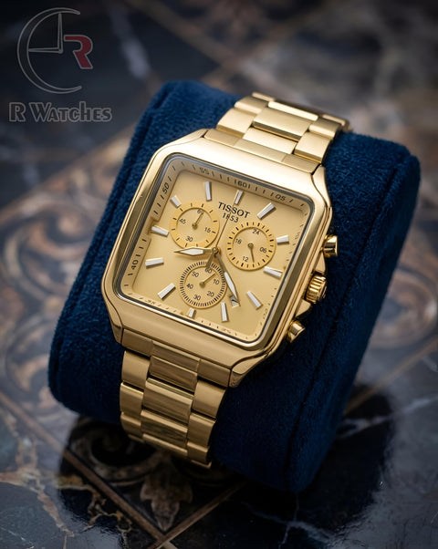(OS) Tissot Square Full Gold