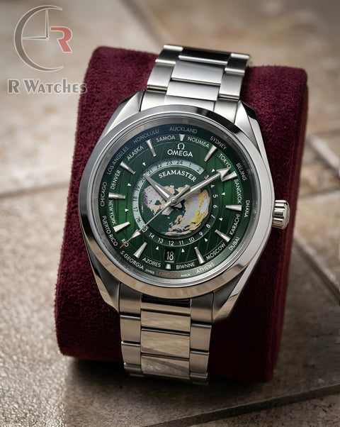 (OS2) Omega World Silver Green