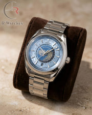 (OS) Omega World Silver Tiffany Blue