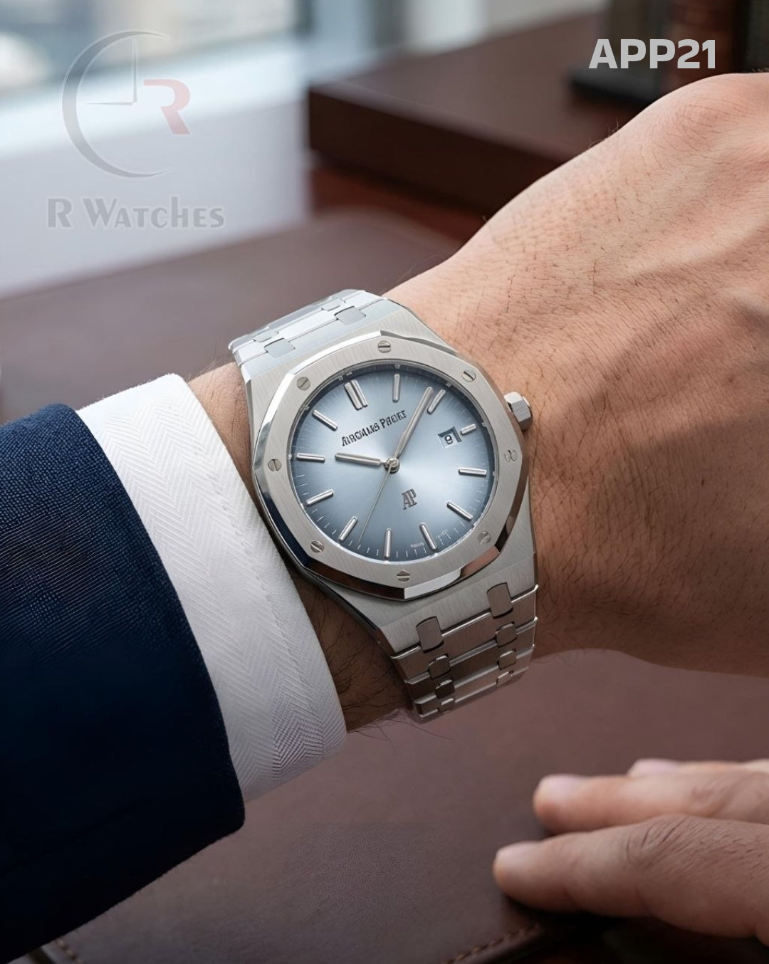 (OS)🖤⬆️ AP Silver Grey Dial (APP21)