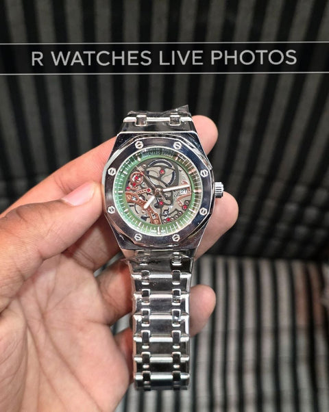 (OS)🖤⬆️ AP Machinery Silver Green (APP13)