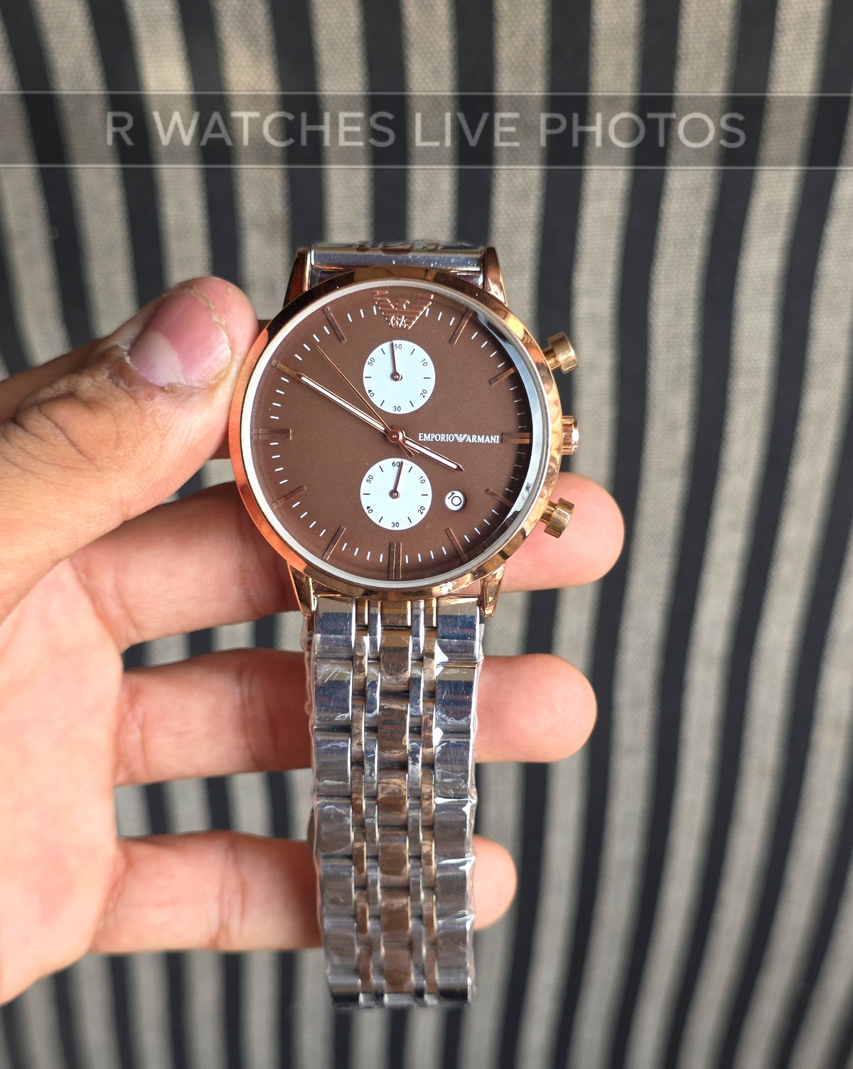 (SS)🖤⭐ Armani Rose Gold Brown (EAP17)