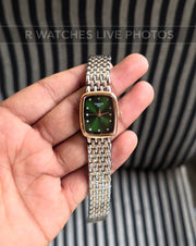 (OS)📷⭐ Tissot Girls Rose Gold Green (TSG5)