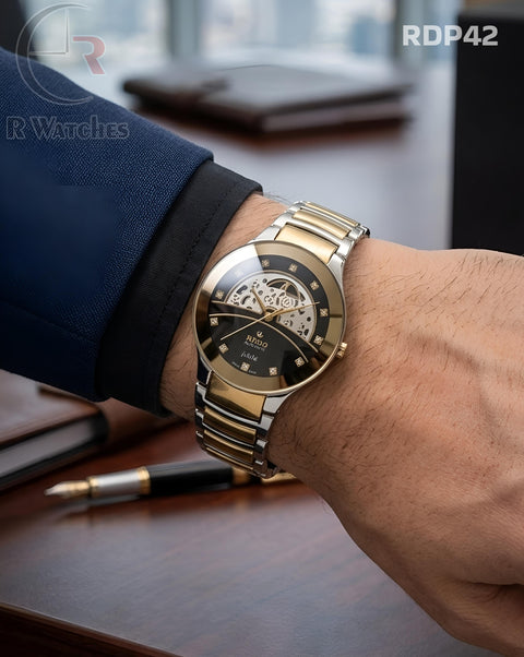 (OS5)🖤⭐ Rado new dual tone black (RDP42)