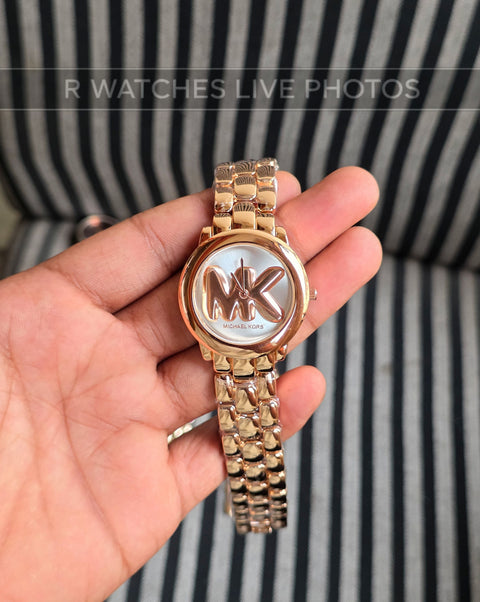 (OS)🖤⭐ MK Girls Rose Gold White (MKG1)