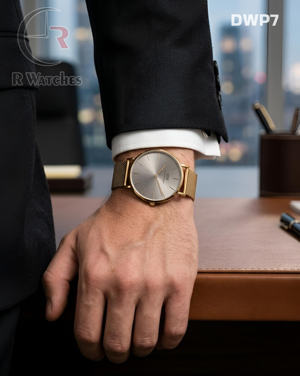 (SS)🖤⭐ DW Gold Grey Dial (DWP7)