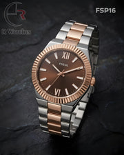 (SS)🖤⬆️⭐ Fossil Rose Gold Brown (FSP16)