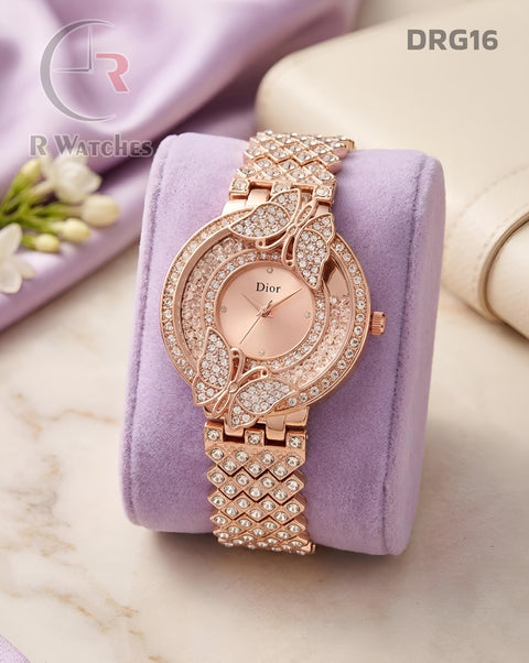 (SS)🖤⬆️⭐ Dior Girls Diamond Full Rose Gold (DRG16)