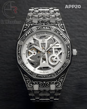 (SS)🖤⬆️⭐ AP Rajwadi Silver White (APP20)