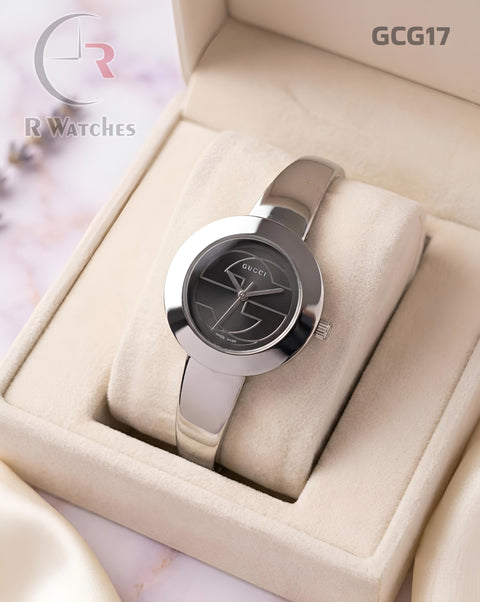 (OS)🖤⬆️ (GC🔁 Gucci girls Silver Black (GCG17)