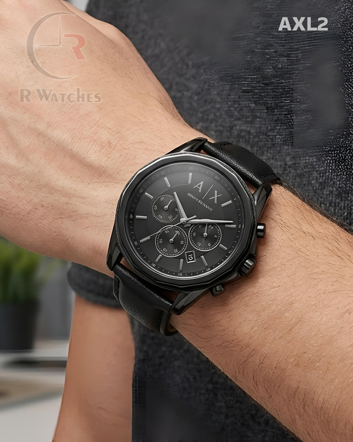 (OS2)🖤⭐ AX Leather Full Black Silver (AXL2)