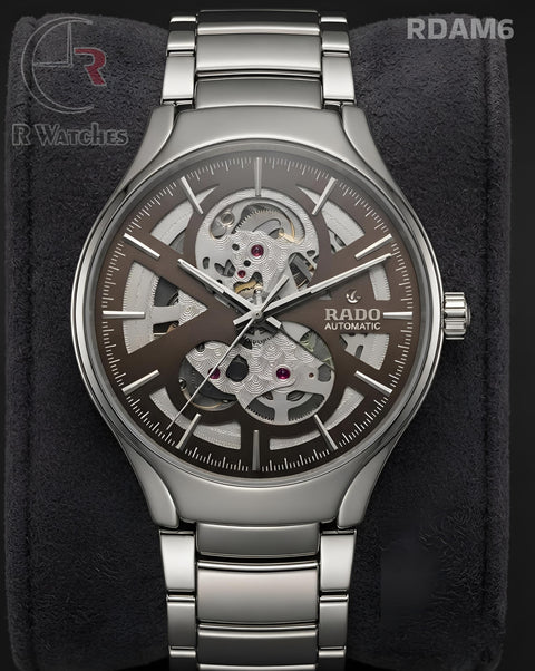 (OS)🖤⭐ Rado Automatic Brown Silver (RDAM6)