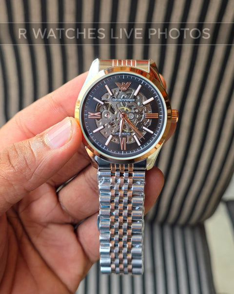 (OS)🖤⭐ Armani Automatic Dual Tone Black (EAAM18)