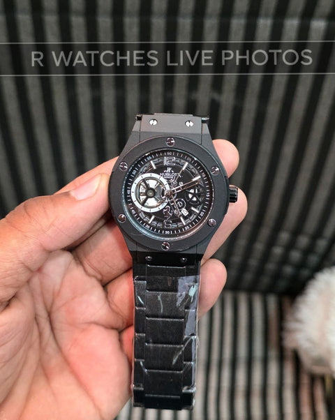 (SS)🖤⬆️⭐ Hublot Machinery Full Black (HBP7)